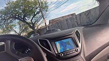 Punheta No CARRO E Buscando Informação De PAU DURO!