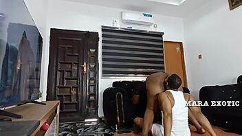 Ebony MILF Mara Exotic gets her fat ass pounded by BBC