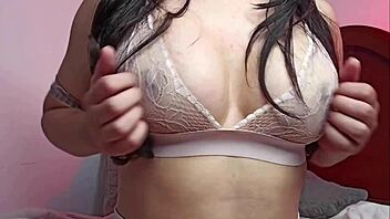 Horny big natural tits with erect nipples, ready for fingering?