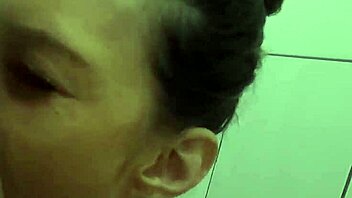 sensual bath with the nicest brunette, anal blowjob in the tub on red