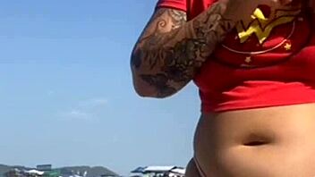 I GOT A TATTOO ON THE BEACH AND THE GUY SHOWED HIS DICK PIC, ASKING FOR MY PUSSY!