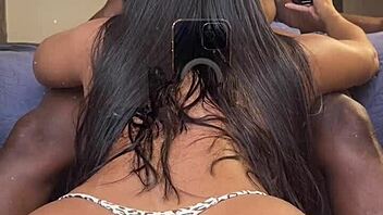 She Enjoys BBC While Husband’s Away - Amateur Couple Nysdel Face Fucking