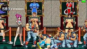 Hentai Mugen Rainbow Mika gets fucked by multiple partners