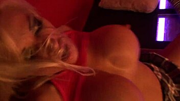 Blonde milf lap dances and gets fucked by muscle boy