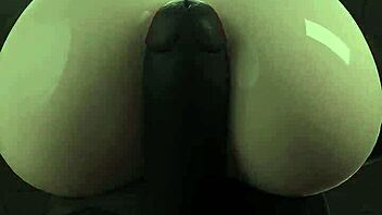 オーバーウォッチD.Vaがヘンタイアニメで黒人中出し