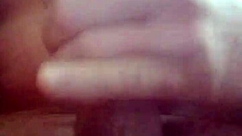 Cumming hard while everyone sleeps with huge cock out