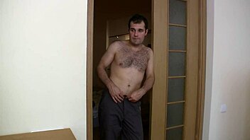 Abby, the ginger babe, rides cowgirl and gets pounded doggystyle with natural flair.