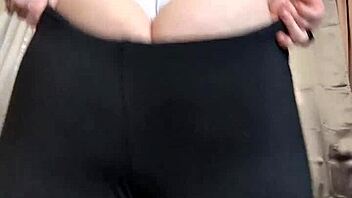 Your face goes here, leggings on or off?