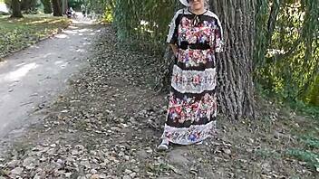 i can’t stop flashing my hairy mature pussy in public