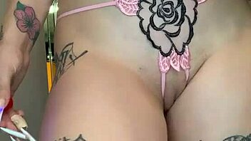 The hot brunette says, 'watch me play with my ass and pussy until I squirt.'