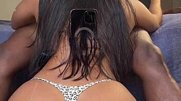 She Enjoys BBC While Husband’s Away - Amateur Couple Nysdel Face Fucking