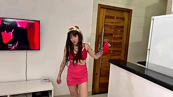 Barefoot girl takes monster cock anal creampie from black stud