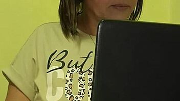 My slutty stepmom finds out I failed courses and threatens to tell dad unless I screw her.