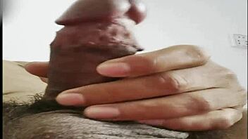 filipina girl locks the door for a video call sex session