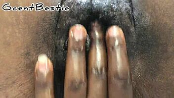 My fingers in her pussy always make her cum really nice