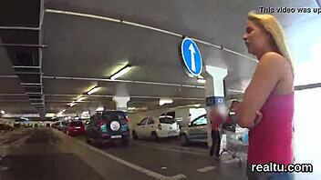 charming czech girl gets seduced in mall