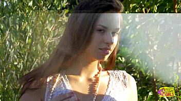 Naughty angels kissing and eating pussies outdoors