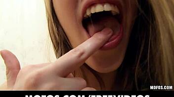 Freaky Blonde Amateur Spreading Ass with Toys