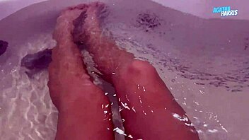 teen girl masturbates in the bathroom, wet and cute