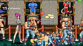 Hentai Mugen Rainbow Mika gets fucked by multiple partners