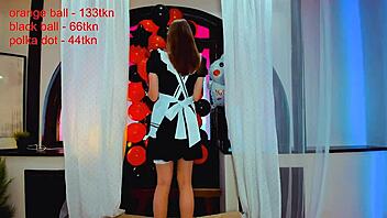 this little 18+ maid cums hard on webcam like a pro