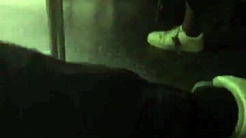 Big Ass Teen Groped on Train by Voyeur.