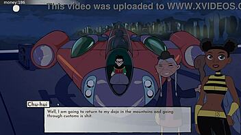 i'm fucking starfire in 18titans part 35, it's so hot.