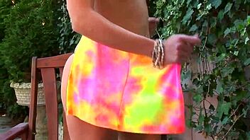 Caylian Curtis first porn slut touches pussy with big soft tits and sexy tattoos