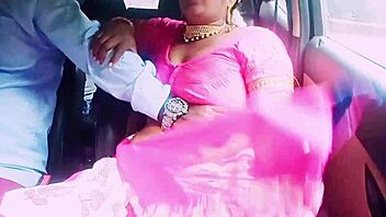 Car Sex with Beautiful Indian Housewife Cheating in Telugu Dirty Talk
