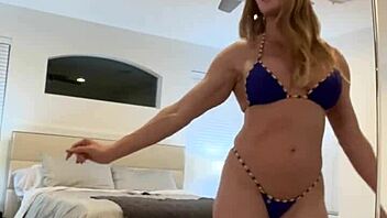 Trying On a Bikini in the Mirror