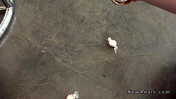 sweet girlfriend gets anal banged in doggy style