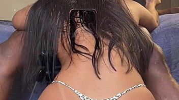 She Enjoys BBC While Husband’s Away - Amateur Couple Nysdel Face Fucking