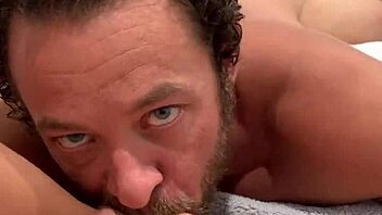 Emma Hix and Brad Newman are having romantic oral sex