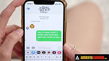 horny keira croft accidentally sent a naughty message to all her booty calls for a gangbang?