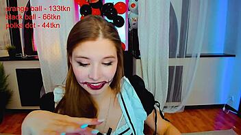 this little 18+ maid cums hard on webcam like a pro