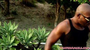 Inked Emo Babe Rides Hard in Interracial Spooning Session