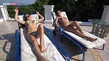 Watch oiled lesbians rub to orgasm?