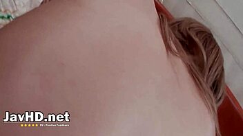 kinky asian mariru amamiya filled with creampie after wild bj.