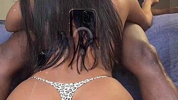 She Enjoys BBC While Husband’s Away - Amateur Couple Nysdel Face Fucking