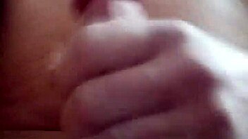 Cumming hard while everyone sleeps with huge cock out