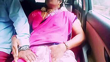 Car Sex with Beautiful Indian Housewife Cheating in Telugu Dirty Talk