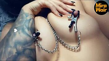 Bold young whore masturbates to intense orgasm in softcore porn