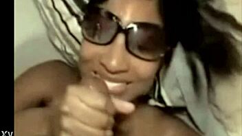 Ebony couple plays game leading to lesbian fun