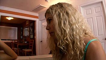 Two Blonde Milfs Engage In Intense Lesbian Fucking With Strapon