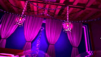 Gothic girl dominates guy in BDSM pegging session with Viro VR