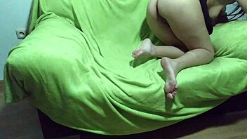 I cum on the couch using my 8-inch dildo, want to see?