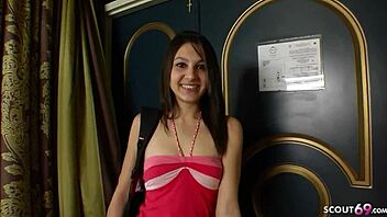 Teen 18 With Small Tits Experiences Real First Time Porn Casting Sex By Monster Cock