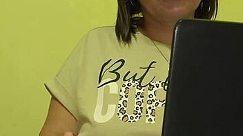 My slutty stepmom finds out I failed courses and threatens to tell dad unless I screw her.