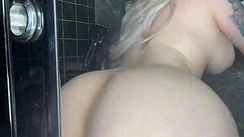 Peeping My Stepsister's Hard Fuck In Shower Feels Intense