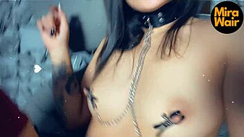 Bold young whore masturbates to intense orgasm in softcore porn